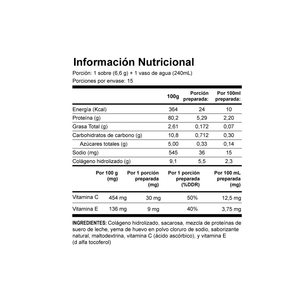 ingredientes-4Life-Collagen-chile.webp Precio 🚀 Price Transfer Factor Colágeno - Imagen 2