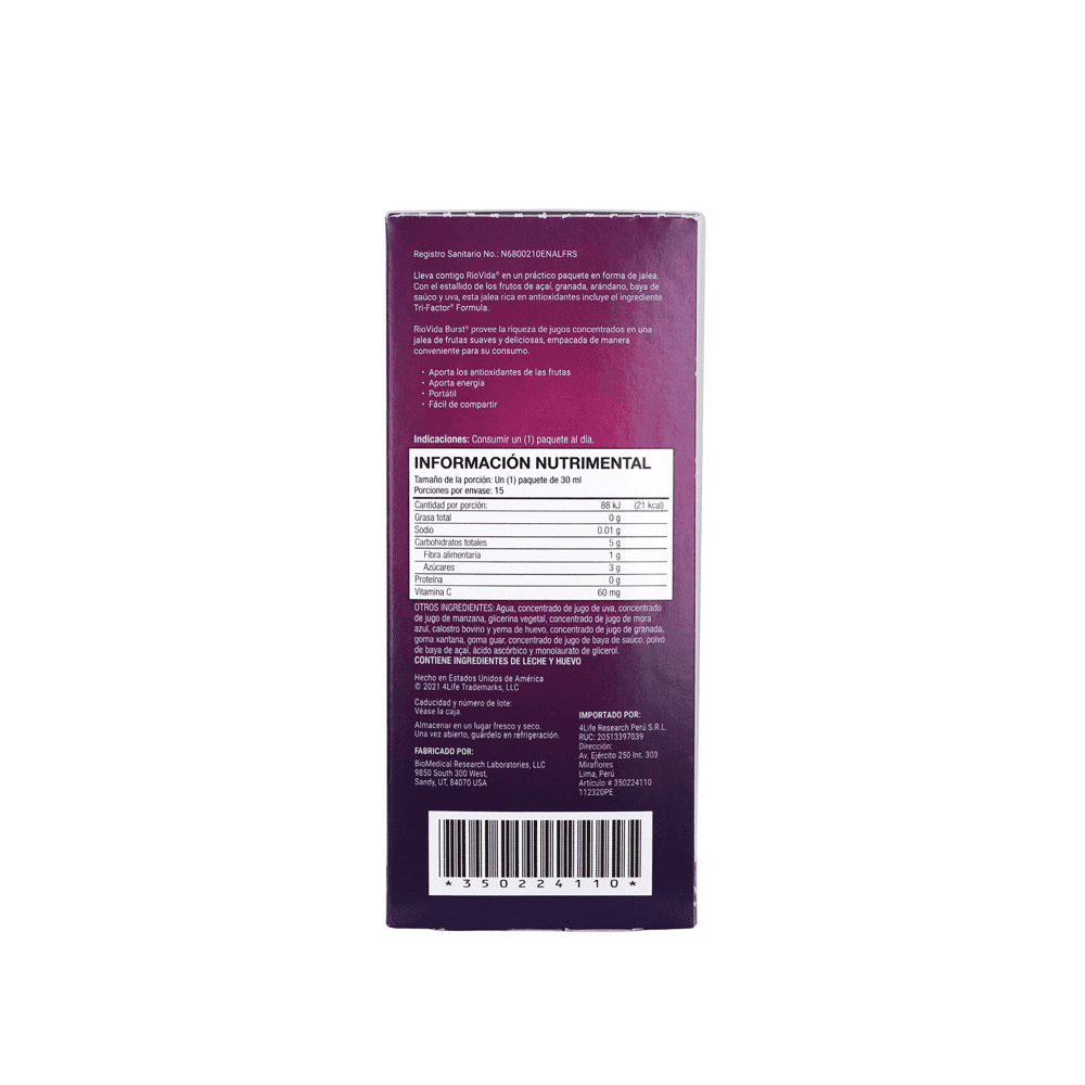 ingredientes-4Life-Transfer-Factor-RioVida-Burst-Tri-Factor-Formula-peru.png Precio 🚀 Price RioVida Burst - Imagen 3