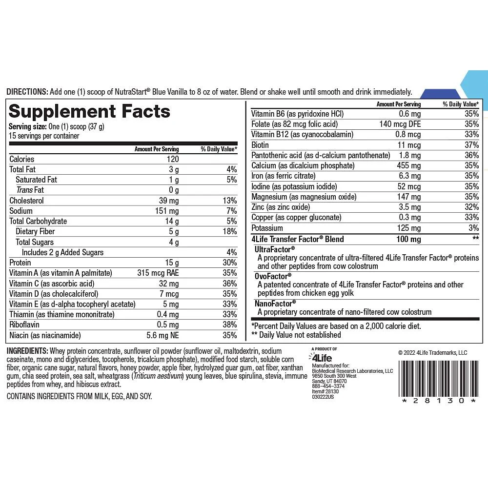 ingredientes-NutraStart.webp Precio 🚀 Price NutraStart - Imagen 2